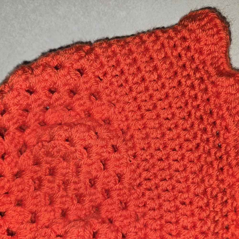 🍊Orange Fruit Crochet Bucket Hat For Toddler Girl Ages 3-5